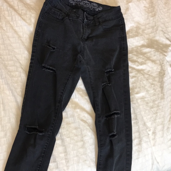 Faded Black Jeans - Picture 2 of 3